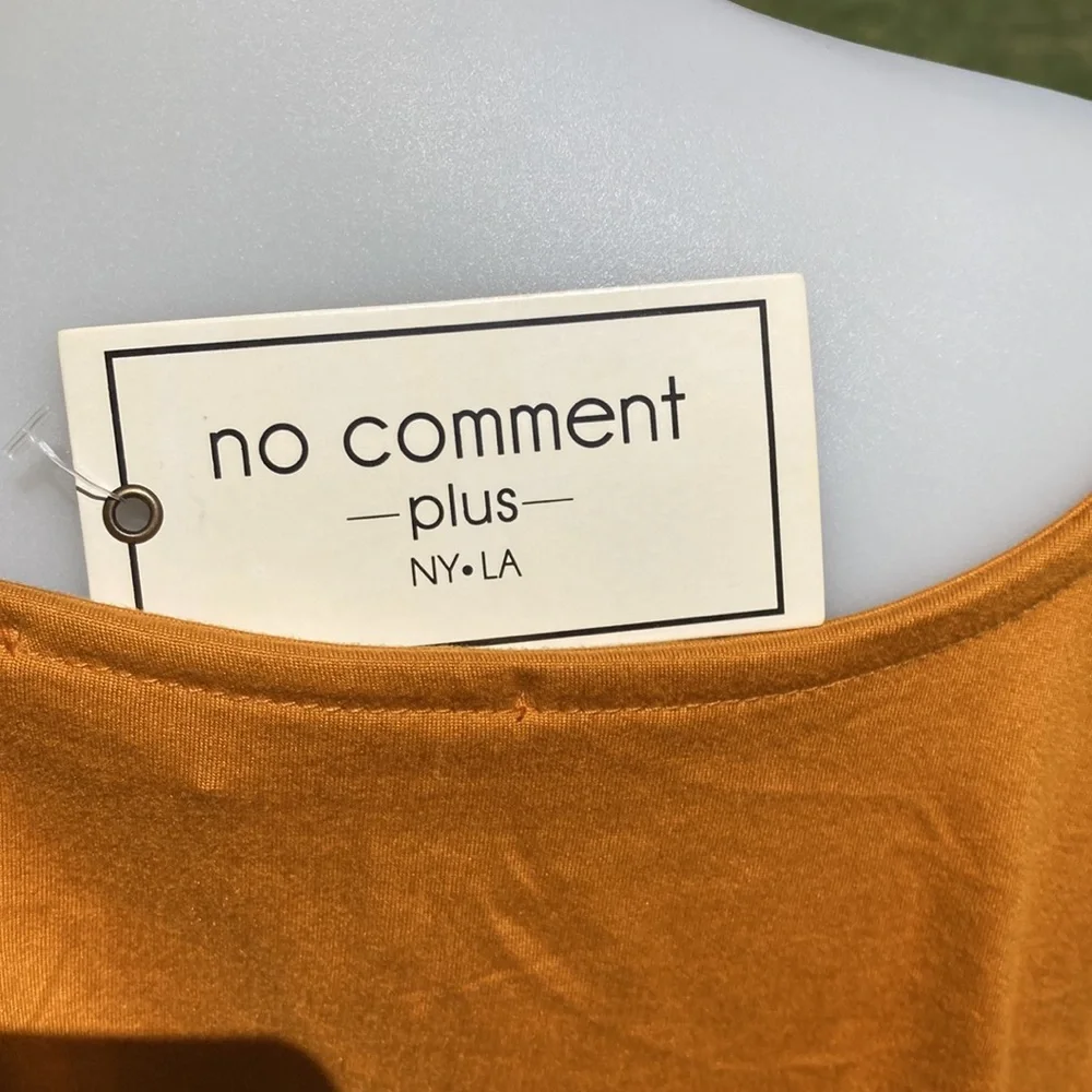 no comment yellow top size 1X & 3X new with tag - Picture 5 of 6